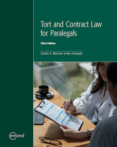 Tort and Contract Law for Paralegals, 3rd Edition